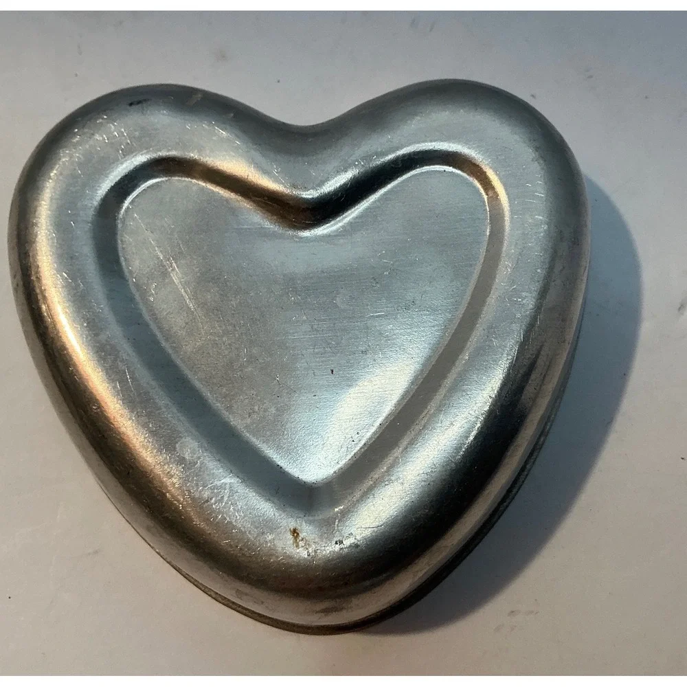 Vintage Playing Card Suit Mini Cake Jello Molds‎ Aluminum Set of 4